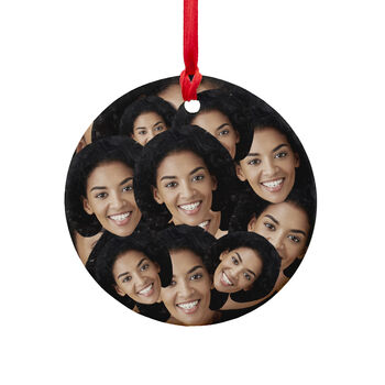Personalised Face Photo Christmas Ornament, 6 of 6