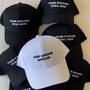Personalised Slogan Wedding Party Cap, thumbnail 3 of 12