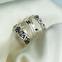 Sterling Silver Vintage Design Adjustable Rings, thumbnail 4 of 6