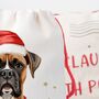 Personalised Boxer Santa Sack, thumbnail 2 of 3