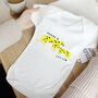 Leopard And Cub Personalised Babygrow, thumbnail 3 of 5