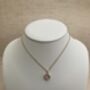 Pink Clover Pendant Necklace, thumbnail 2 of 6