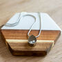 Pet Urn Teardrop Pendant Cremation Ashes Necklace, thumbnail 1 of 6