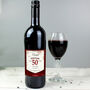 Personalised Vintage Age Red Wine Gift, thumbnail 1 of 5