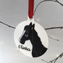 Personalised Horse Christmas Decoration Bold, thumbnail 10 of 12