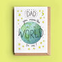 Dad, Daddy Or Grandad World Card, thumbnail 2 of 4