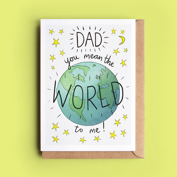 Dad, Daddy Or Grandad World Card, 2 of 4
