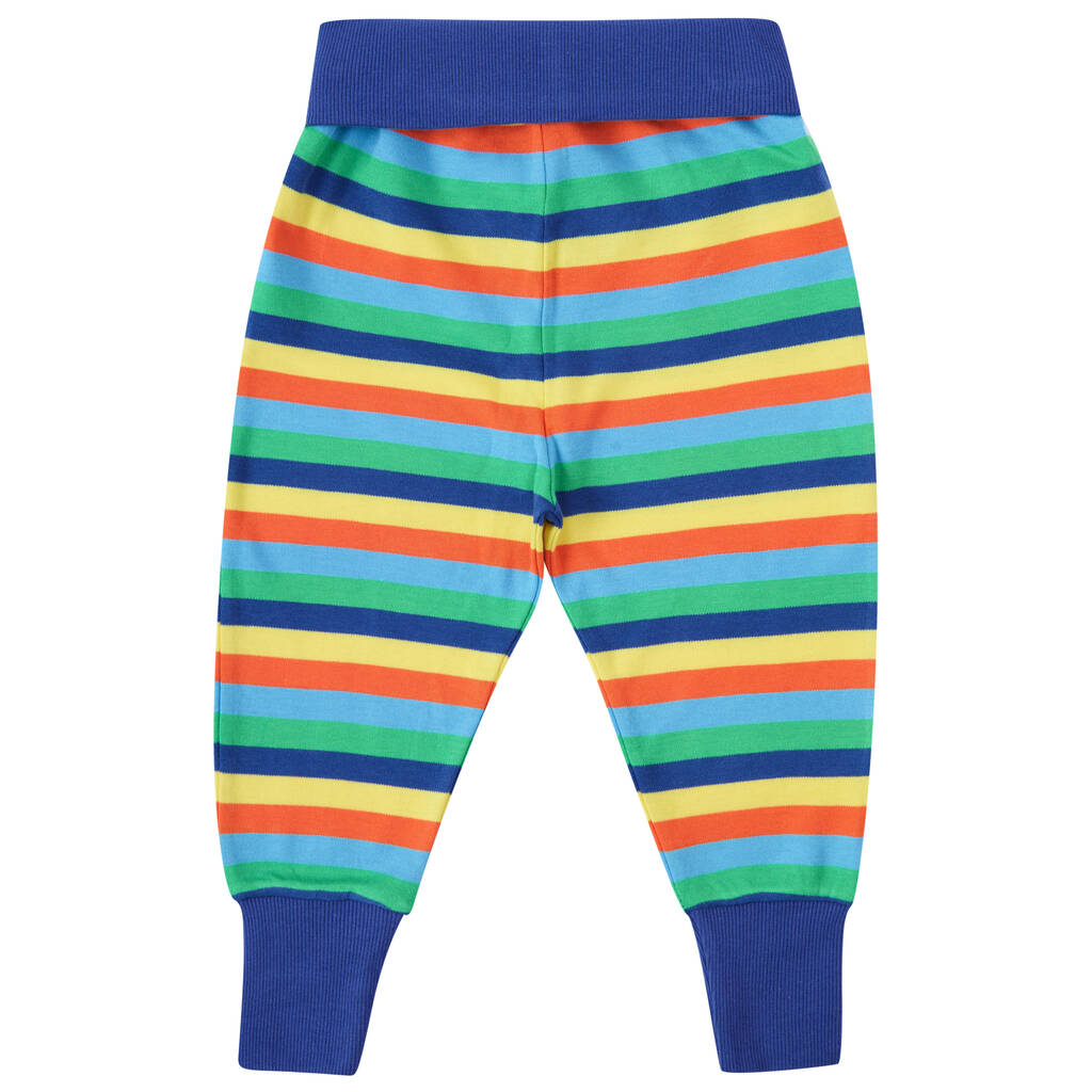 Baby And Toddler Pull Up Striped Trousers