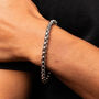 Mens Stainless Steel Large Belcher Link Chain Bracelet, thumbnail 1 of 8