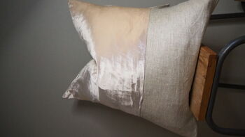 Velvet And Linen Scatter Cushion, 3 of 12
