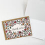 Set Of Four Thank You Cards, thumbnail 5 of 6