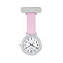 Rose Gold And Grey Leather Nurse Fob Watch, thumbnail 4 of 6
