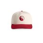 Hoy Yin Yang Five Panel Cap Crimson, thumbnail 1 of 6