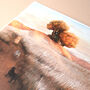 Pug Warm Winters Afternoon Art Print, thumbnail 3 of 6