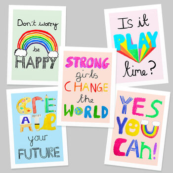 Children's Positivity Print Letterbox Gift, 6 of 11