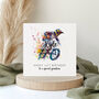 Bmx Bike Birthday Card For Boy, thumbnail 2 of 4