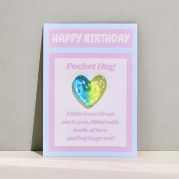 Letterbox Keepsake Greeting Card Pocket Hugs Gift, 4 of 9