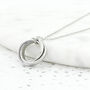 30th 40th Birthday Rings Necklace, thumbnail 10 of 12