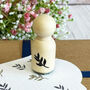 Detailed Leaf Mini Rubber Stamp For Crafting, thumbnail 1 of 6