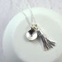 Personalised Sterling Silver Tassel Necklace, thumbnail 1 of 6