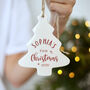 Personalised Baby’s First Christmas Tree Decoration, thumbnail 2 of 5