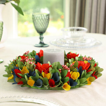 Colourful Blooms Dining Table Centerpiece, 3 of 6