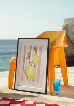 Fresh Lemons Illustrated Art Print, 2 of 6