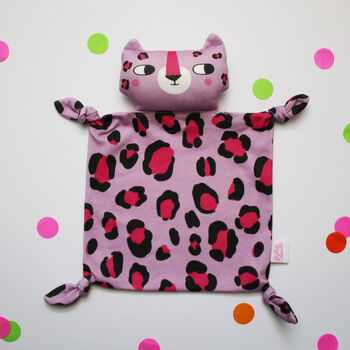 Leopard Soft Toy Blankie, 5 of 11