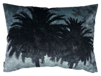 Big Blue Palm Cushion, 4 of 5