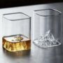 Square Hidden Mountain Whisky Glass, thumbnail 1 of 3