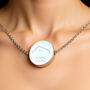 Personalised Aries Zodiac Star Sign Silver Tone Necklace, thumbnail 7 of 10