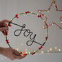 Velvet Bow Light Up Christmas Wreath, thumbnail 5 of 6