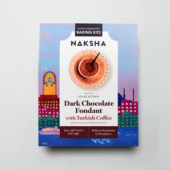 Dark Chocolate Fondant With Turkish Coffee | Baking Kit, 2 of 2