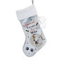 Personalised Dog Christmas Stocking With Photo, thumbnail 4 of 4