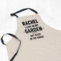 Personalised Linen Gardening Apron, thumbnail 2 of 5