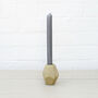 Sustainable Concrete Geometric Candle Stick Holder, thumbnail 6 of 8
