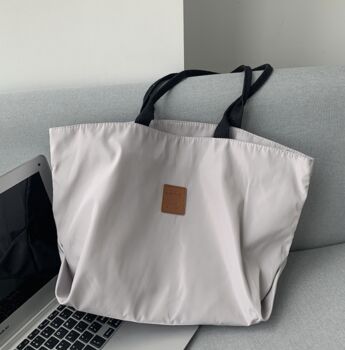 Waterproof Nylon Large Unisex Shoulder Bag, 6 of 8