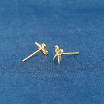 Small Scissor Stud Earrings, Tiny Minimalistic Studs, 4 of 7