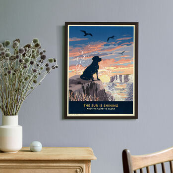 Coastal Labrador Print. Limited Edition Dog Lover Gift, 6 of 12