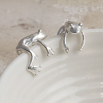 Sterling Silver Frog Cuff, 3 of 5
