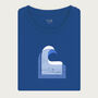 Wave Ocean Blue Surf T Shirt, thumbnail 1 of 6