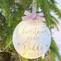 Personalised First Christmas Tree Decoration, thumbnail 2 of 6