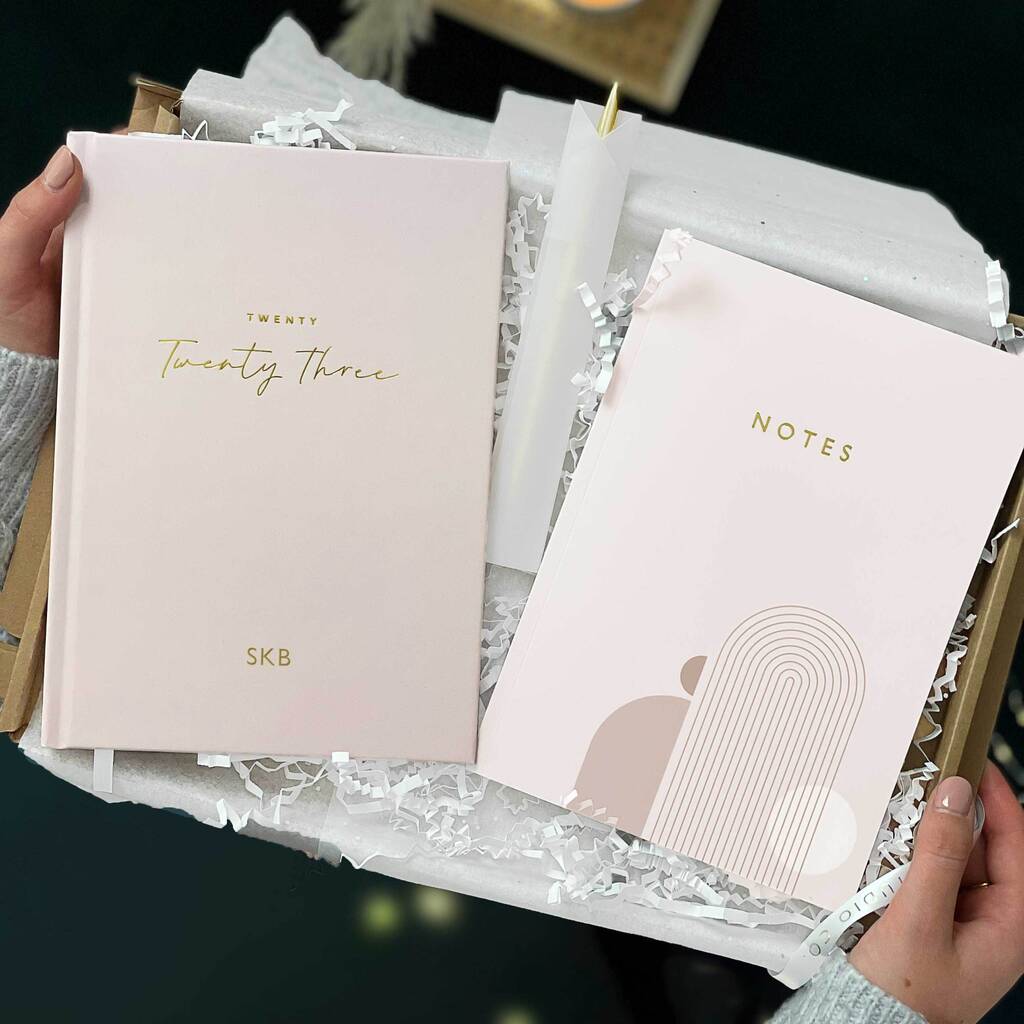 Personalised Planner And Notebook Stationery Gift Set By AIM Studio Co