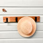 Coat Hook Reclaimed Wooden Flip Down, Flip Up Wall Mounted, thumbnail 5 of 7