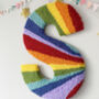 Rainbow Stripe Decorative Letter, thumbnail 2 of 7