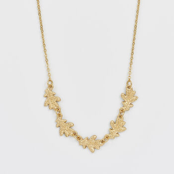 Oak Leaf Gold Choker, 3 of 7