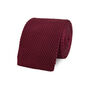 Men's Knitted Bow Tie In Wine Red | Perfect Wedding Neck Tie For Groomsmen | Gents Woven Tie, thumbnail 5 of 12