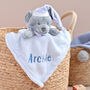 Personalised Teddy Bear Comforter For Baby, thumbnail 1 of 7