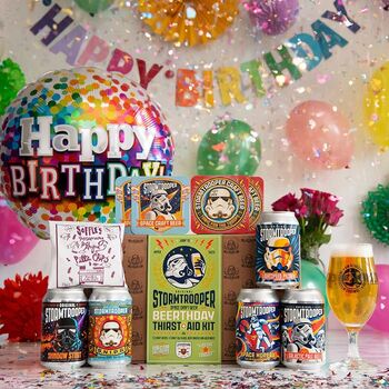 Stormtrooper Beer Birthday 'Thirst Aid Kit' Craft Beer Gift Pack, 2 of 3