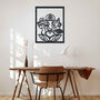 Wooden Ganesha Elephant Modern Art For Home Room, thumbnail 5 of 12